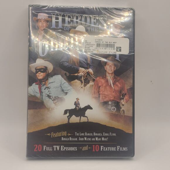 HEROES OF THE OLD WEST - 10 MOVIES & 20 EPISODES - Picture 1 of 3